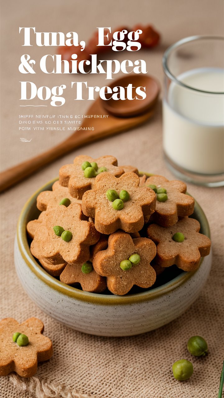 Chickpea Flour Dog Treats: