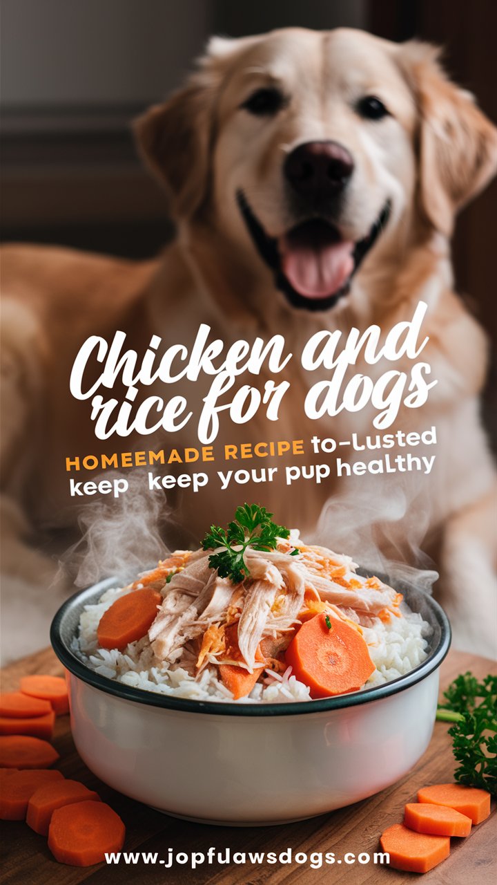 Easy Chicken and Veggie Dog Food Recipes