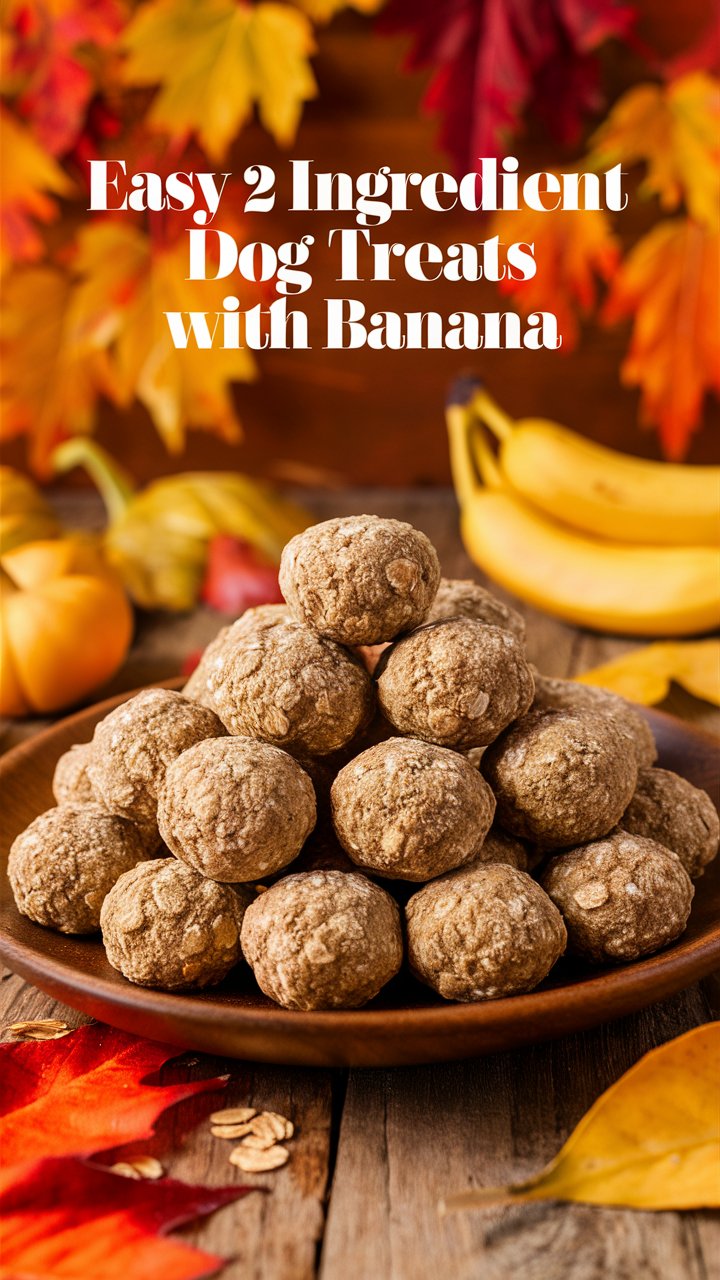 The Easiest 2-Ingredient Dog Treats