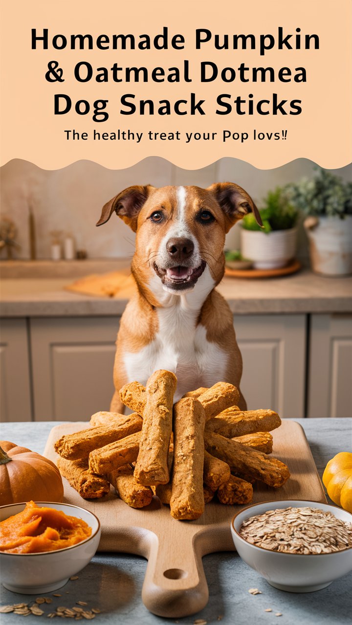 Pumpkin Dog Sticks: A Healthy Treat