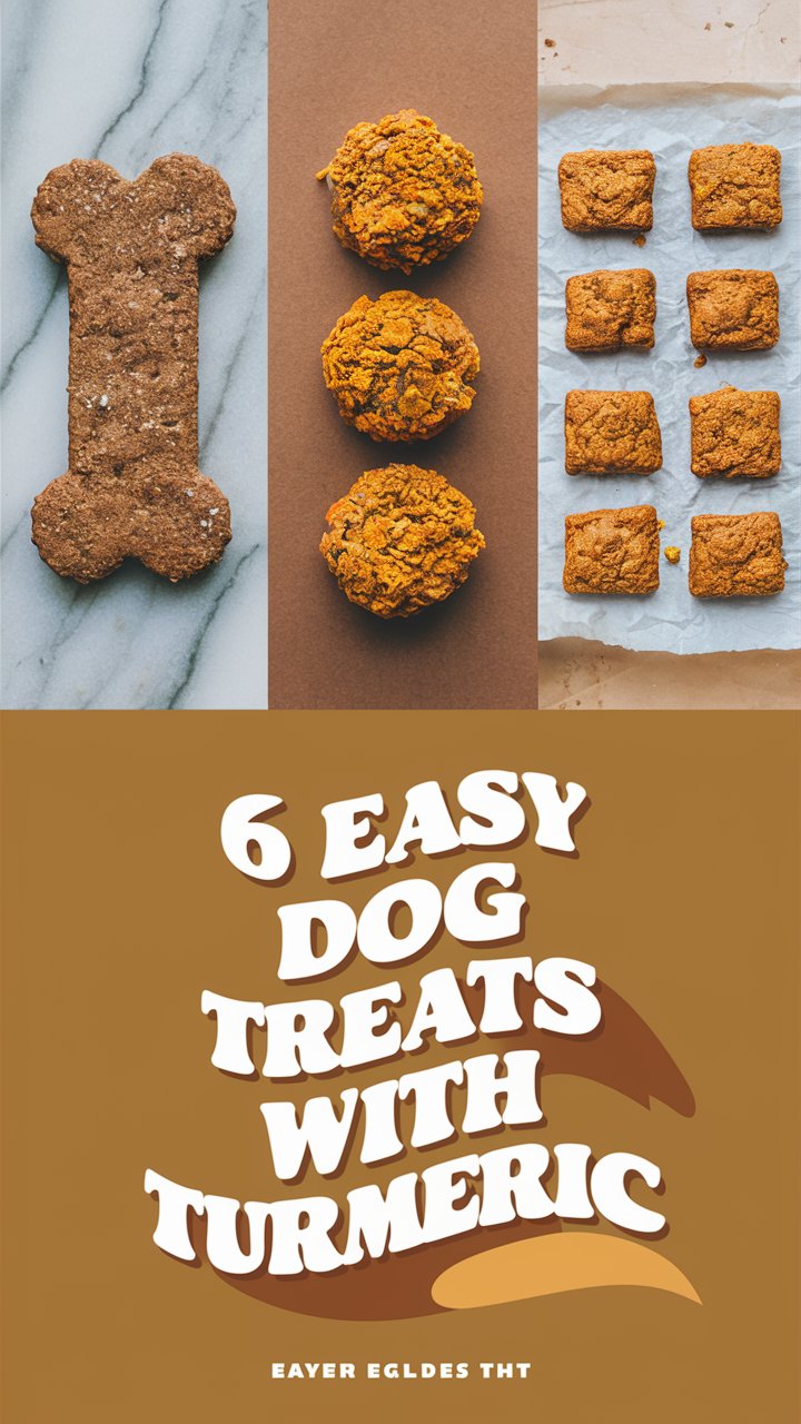6 Easy Dog Treats with Turmeric