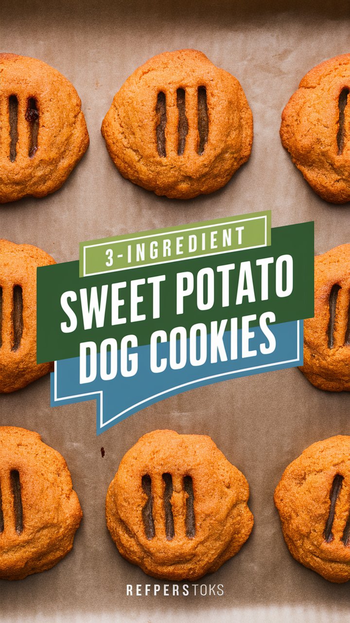 3-Ingredient Sweet Potato Dog Cookies – Healthy