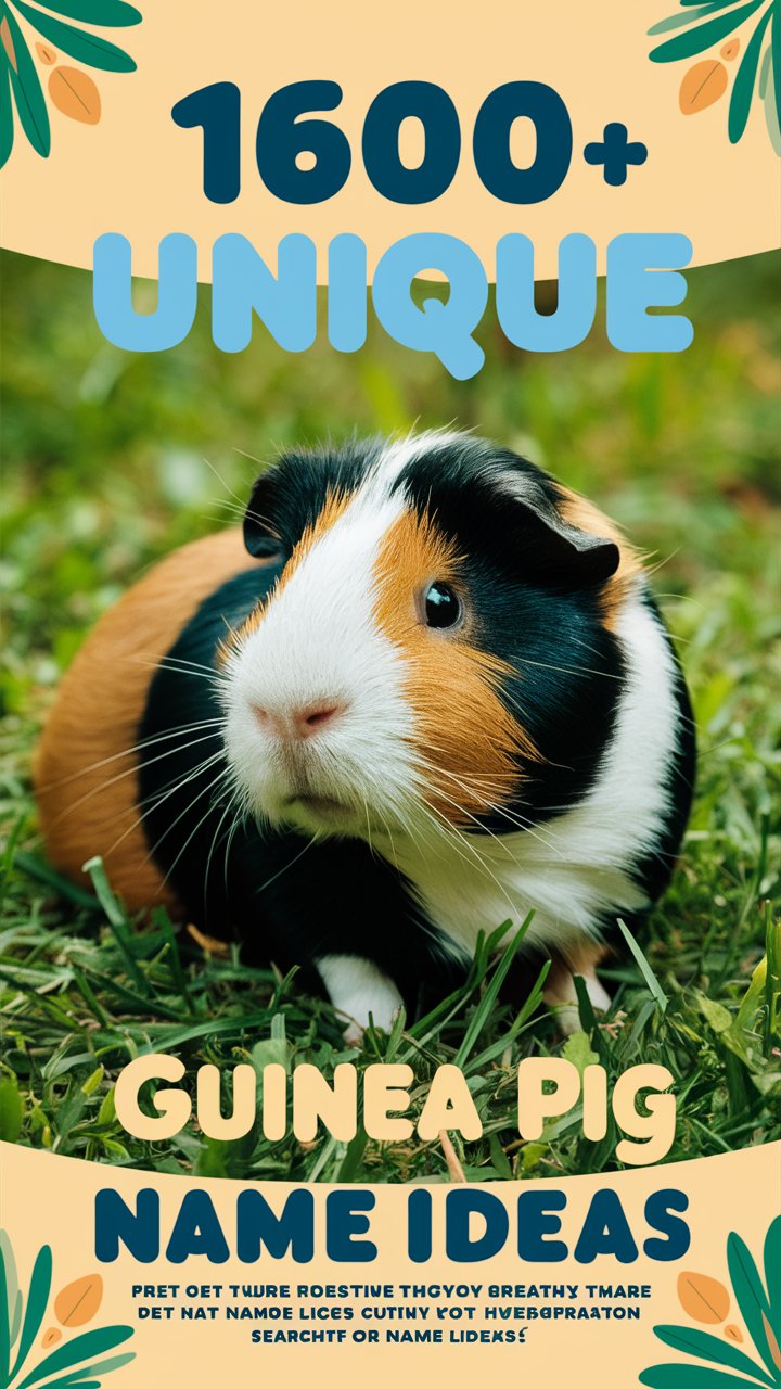 Best Guinea Pig Names for Males & Females