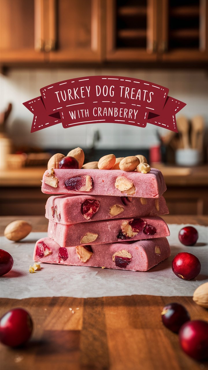 4-Ingredient Cranberry & Oat Dog Treats