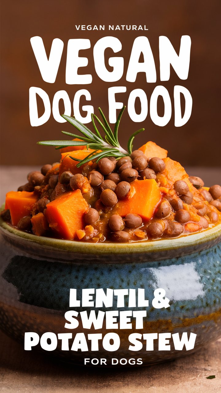 Vegan Lentil & Sweet Potato Stew for Dogs – A Hearty