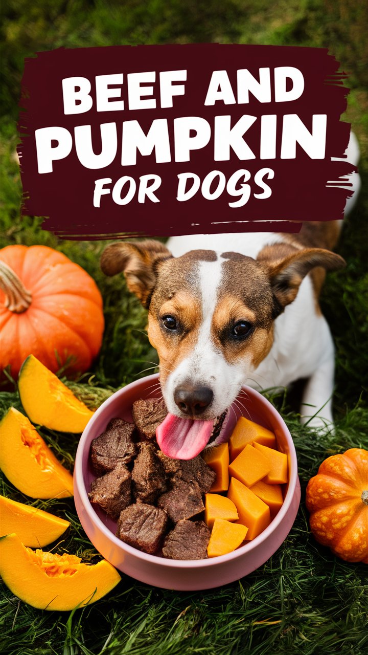 🥩 Beef and Pumpkin Feast for Dogs – A Nutritious & Flavorful Homemade Recipe