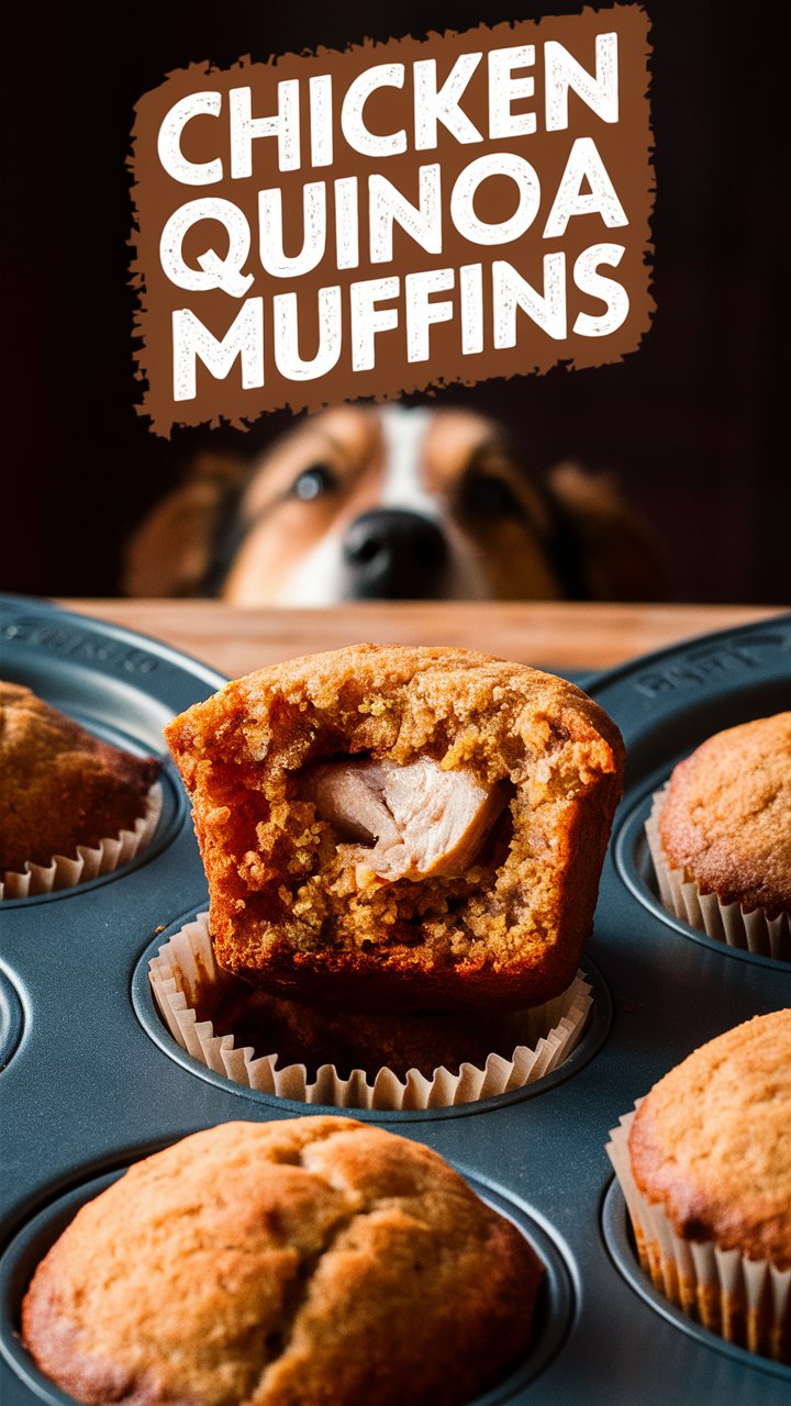 Chicken & Quinoa Muffins: A High-Protein, Healthy Dog Treat Recipe