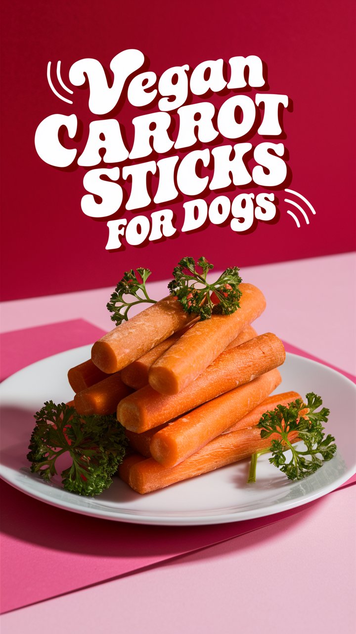 🥕 Vegan Parsley & Carrot Sticks – The Perfect Crunchy Snack to Freshen Your Dog’s Breath