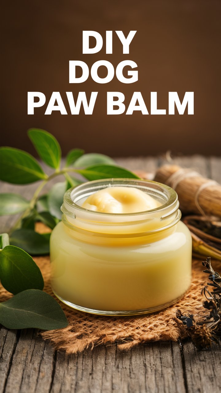 DIY Dog Paw Balm for Itchy, Cracked Paws