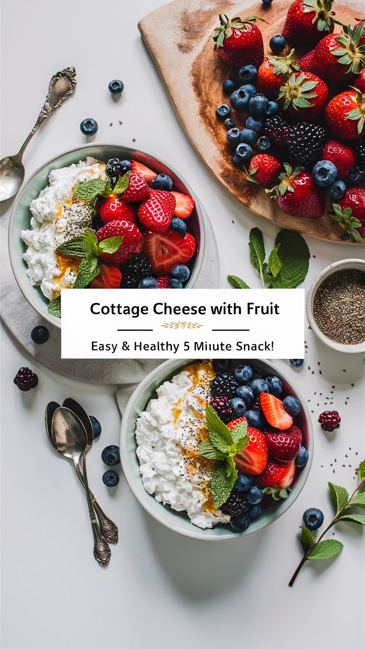 Cottage Cheese and Fruit