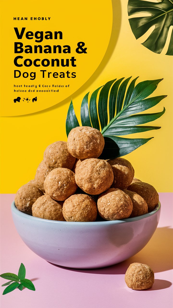 Vegan Banana & Coconut Puffs – Healthy Homemade Dog Treats