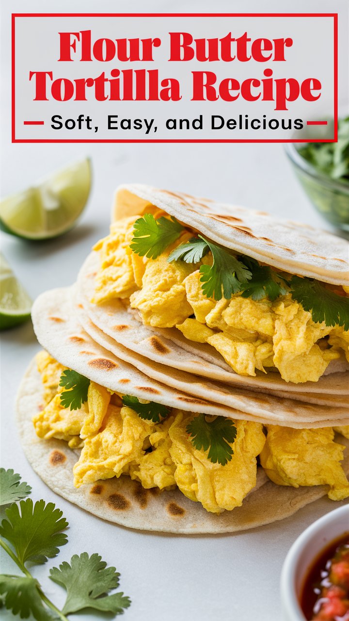 3-Ingredient Homemade Flour Tortillas