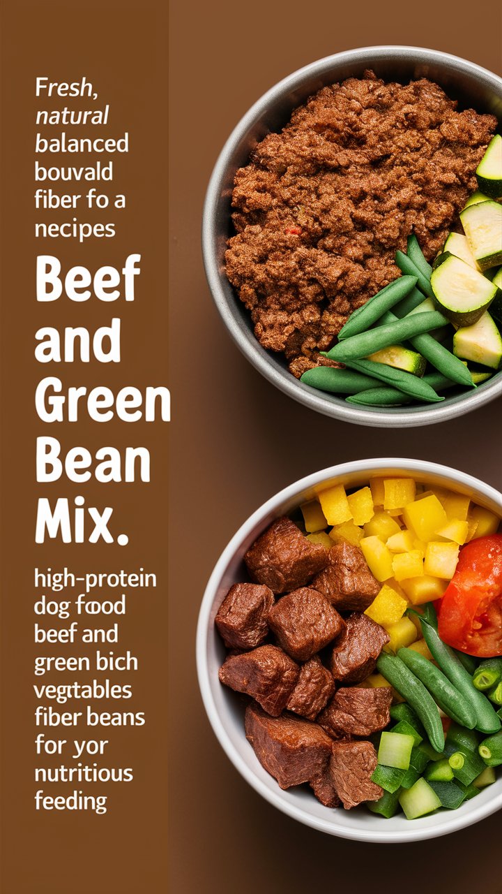 Beef and Green Bean Mix for Dogs – A Nutritious