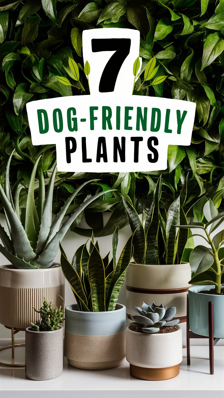🌿 7 Best Dog-Friendly Plants to Brighten Up Your Home
