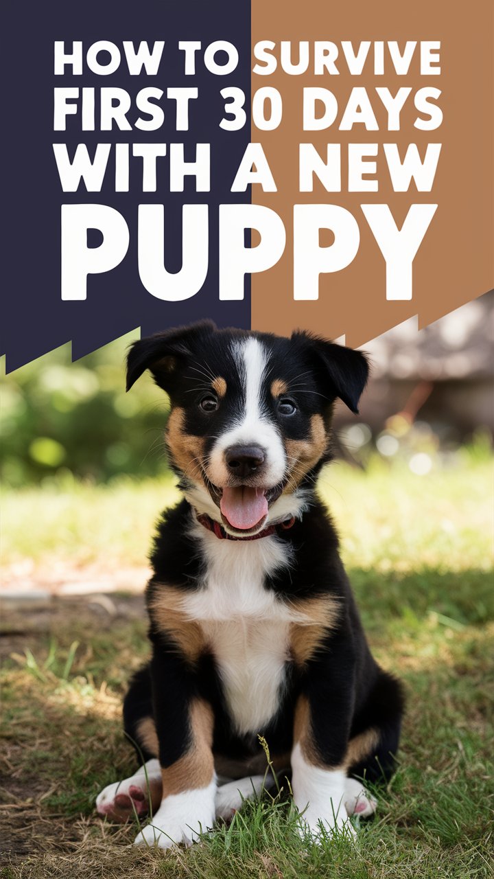 Surviving the First 30 Days With Your New Puppy