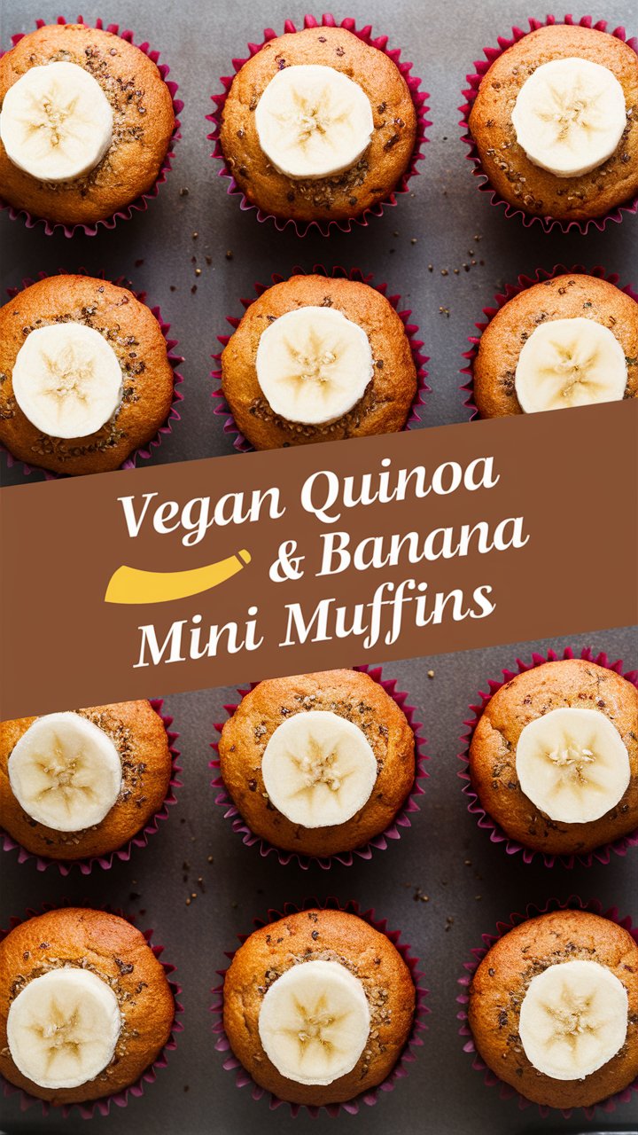 Vegan Quinoa & Banana Mini Muffins – The Bite-Sized, Protein-Packed Treat for Your Dog