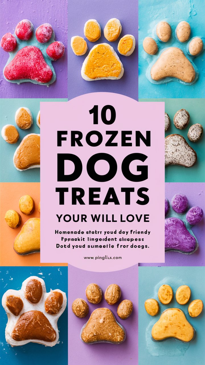 10 Best Frozen Dog Treats Recipes Your Pup Will