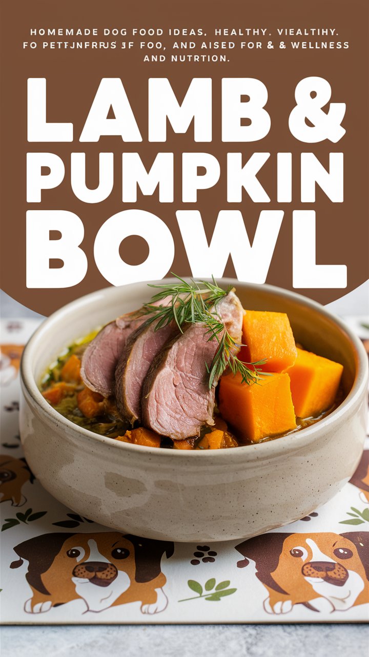 Lamb and Pumpkin Bowl – The Ultimate Homemade Dog Meal Your Pup Will Love