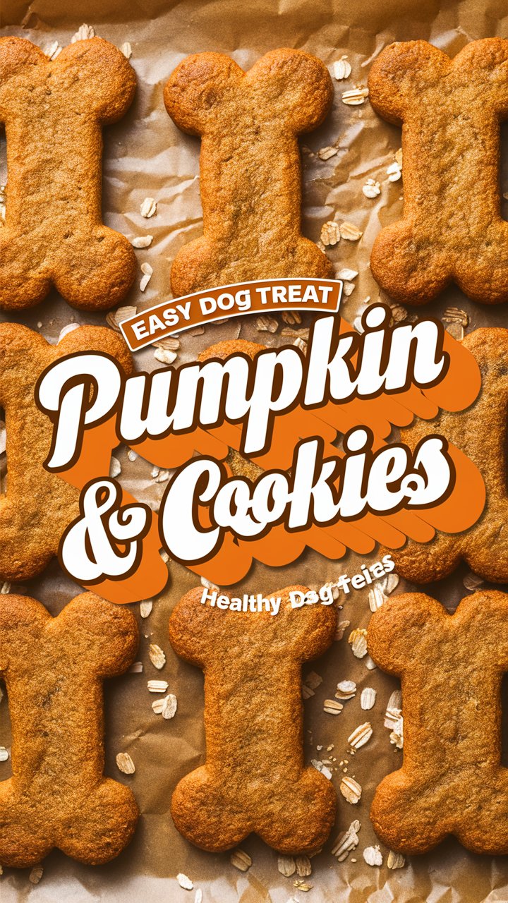 🐾 Pumpkin and Oat Dog Cookies – Best Easy Homemade Recipe