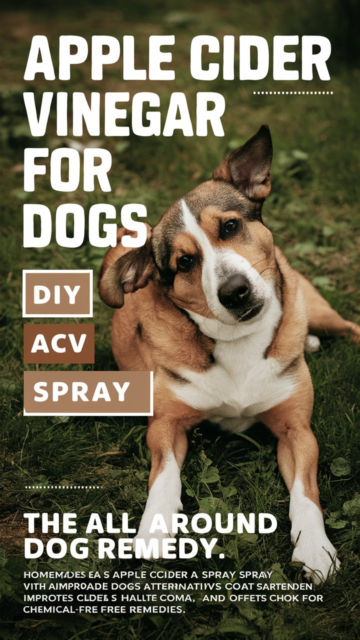 Apple Cider Vinegar Flea Spray: The Natural Remedy Every Dog Parent Needs