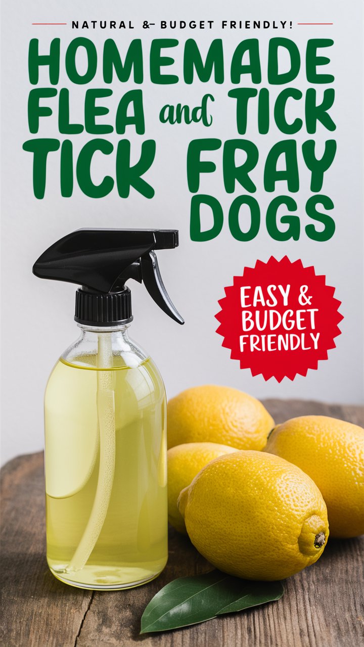 🐾 3 Homemade Flea and Tick Remedies Every Dog Parent Must Try
