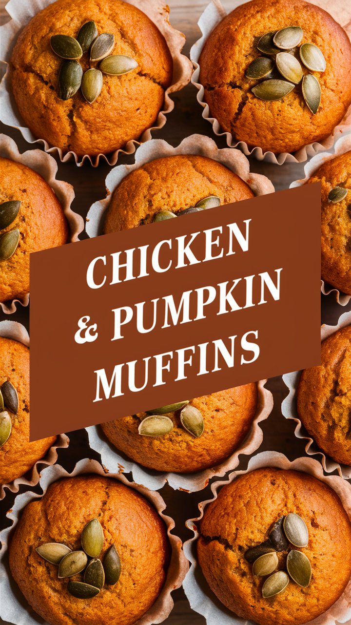 Chicken & Pumpkin Muffins for Dogs