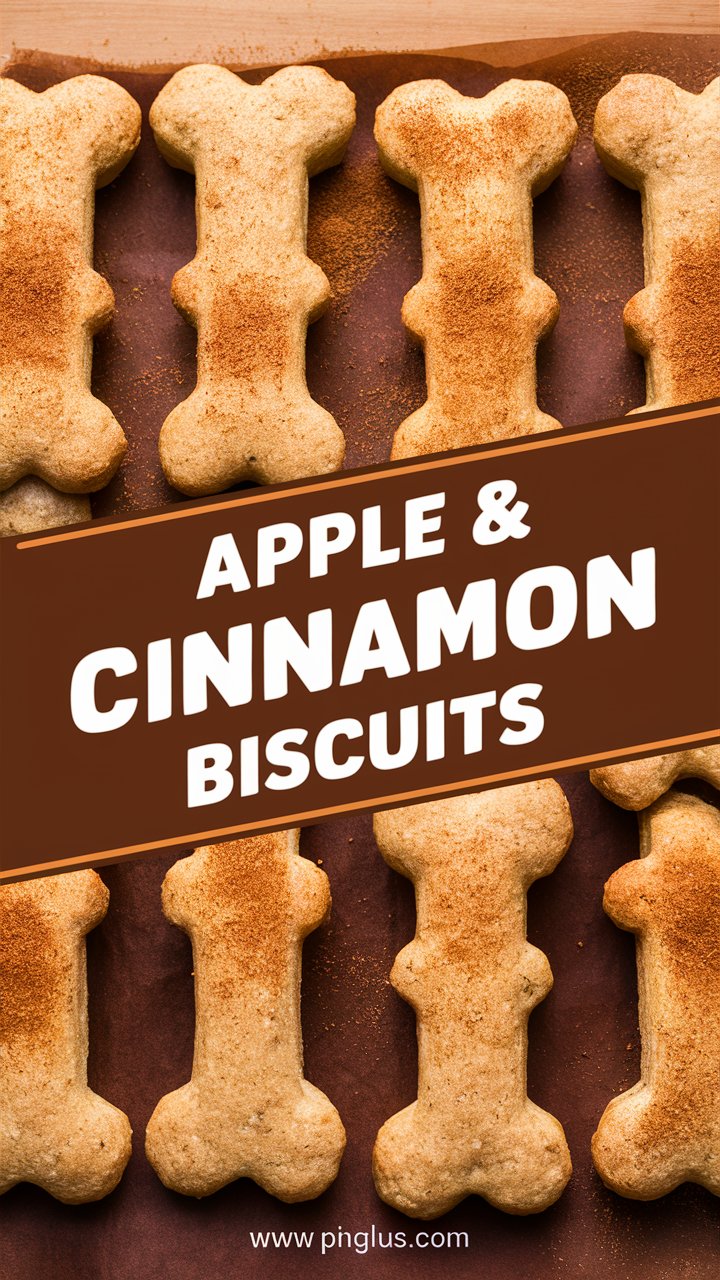 Apple & Cinnamon Biscuits for Dogs