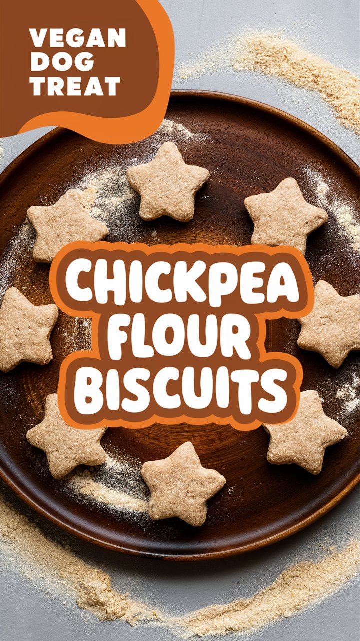 Vegan Chickpea Flour Biscuits for Dogs
