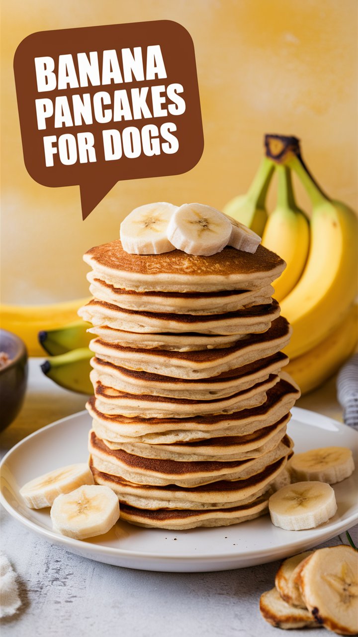 Banana Pancakes for Dogs