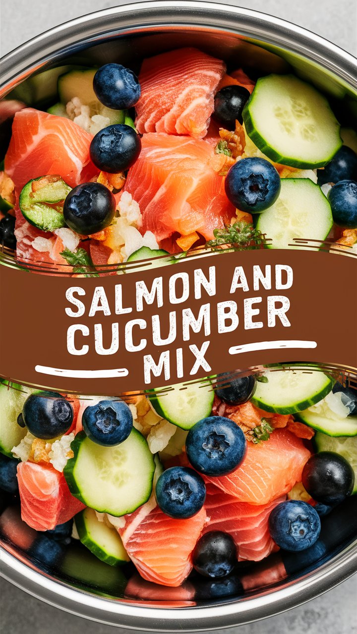 Salmon and Cucumber Mix for Dogs – A Nutritious, Refreshing