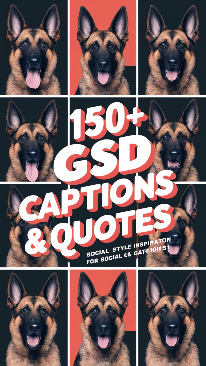 150+ German Shepherd Captions for Instagram (Cute, Funny & Majestic)