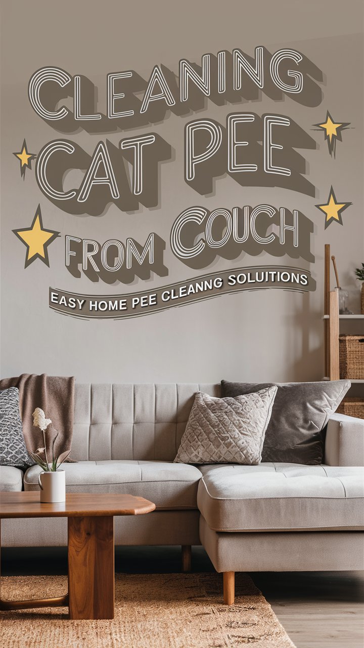How to Clean Cat Pee Out of Couch (Ultimate Guide for Odor-Free Living)
