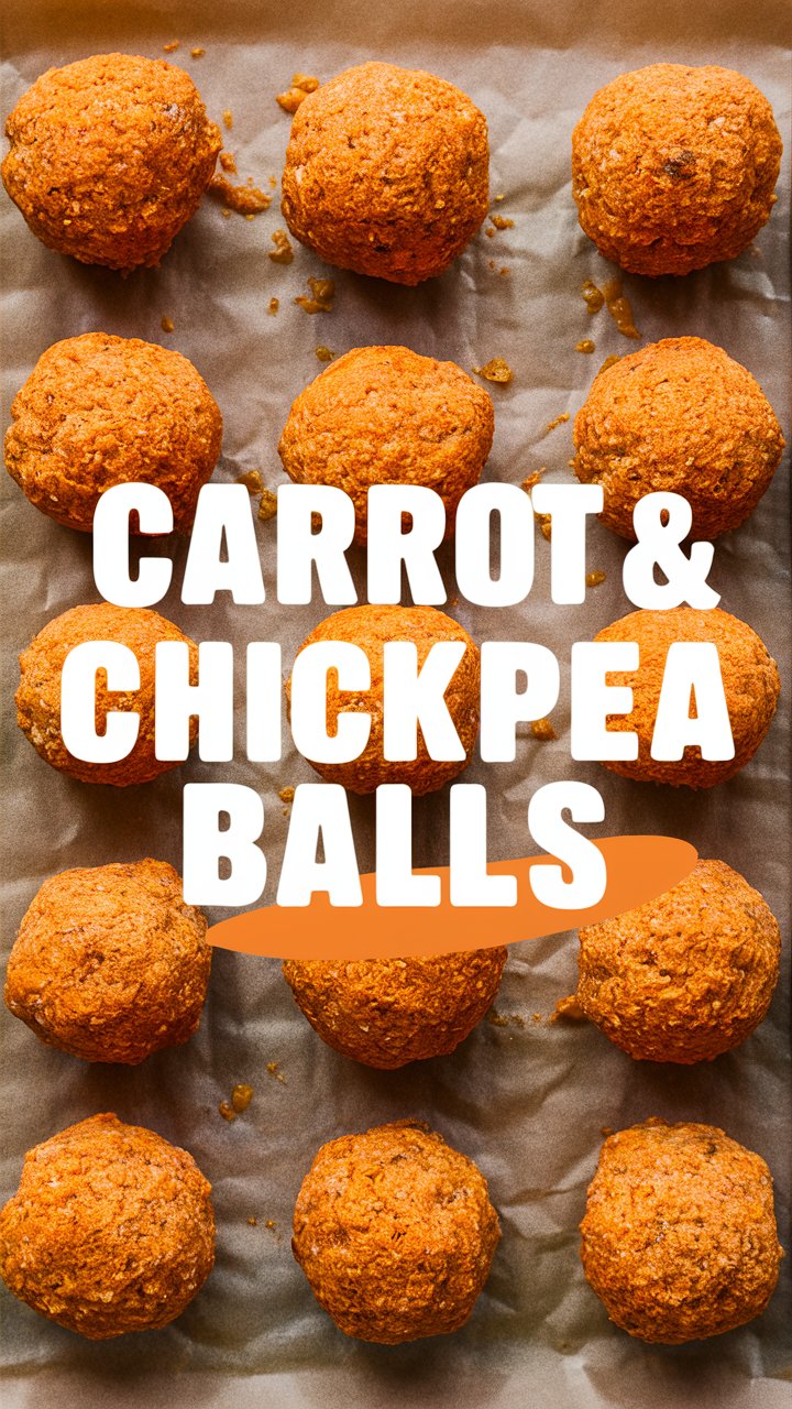Carrot & Chickpea Balls: The Perfect Allergy-Friendly Dog Treats