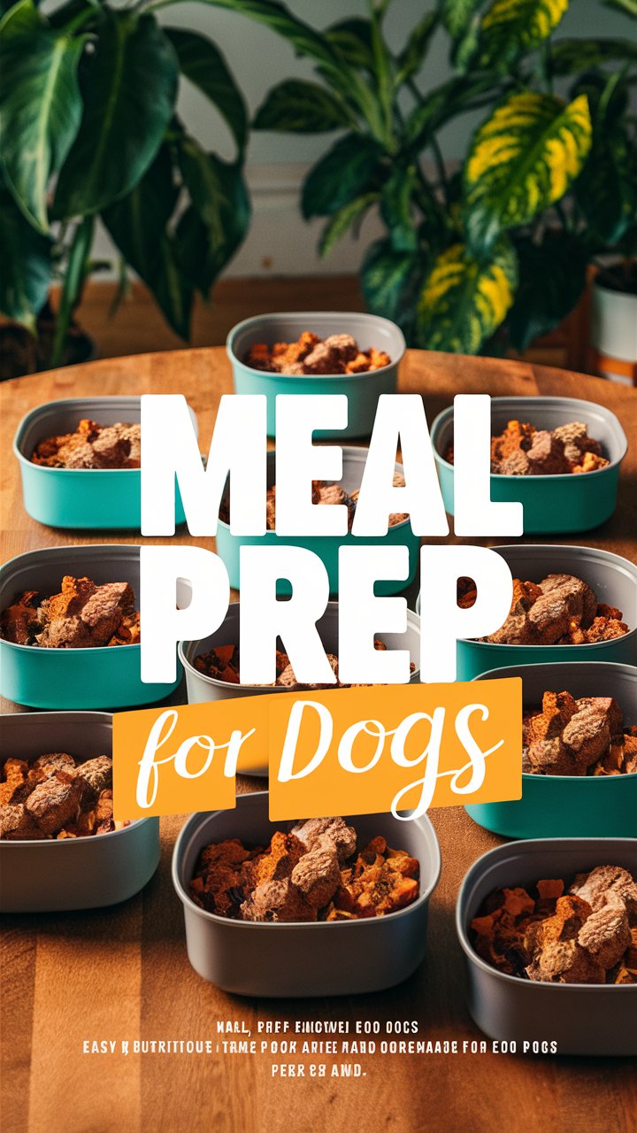 Meal Prep for Dogs: Homemade Chicken Dog Food with Vitamin B for a Healthier Pup