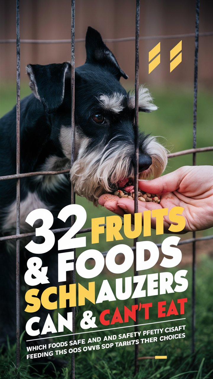 List of 32 Fruits & Foods Schnauzers Can