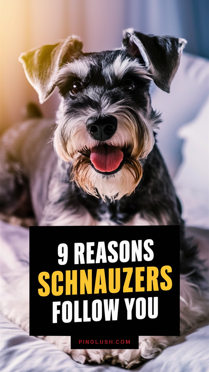 🐾 9 Reasons Why Schnauzers Follow You Everywhere + Pro Tips to Handle It