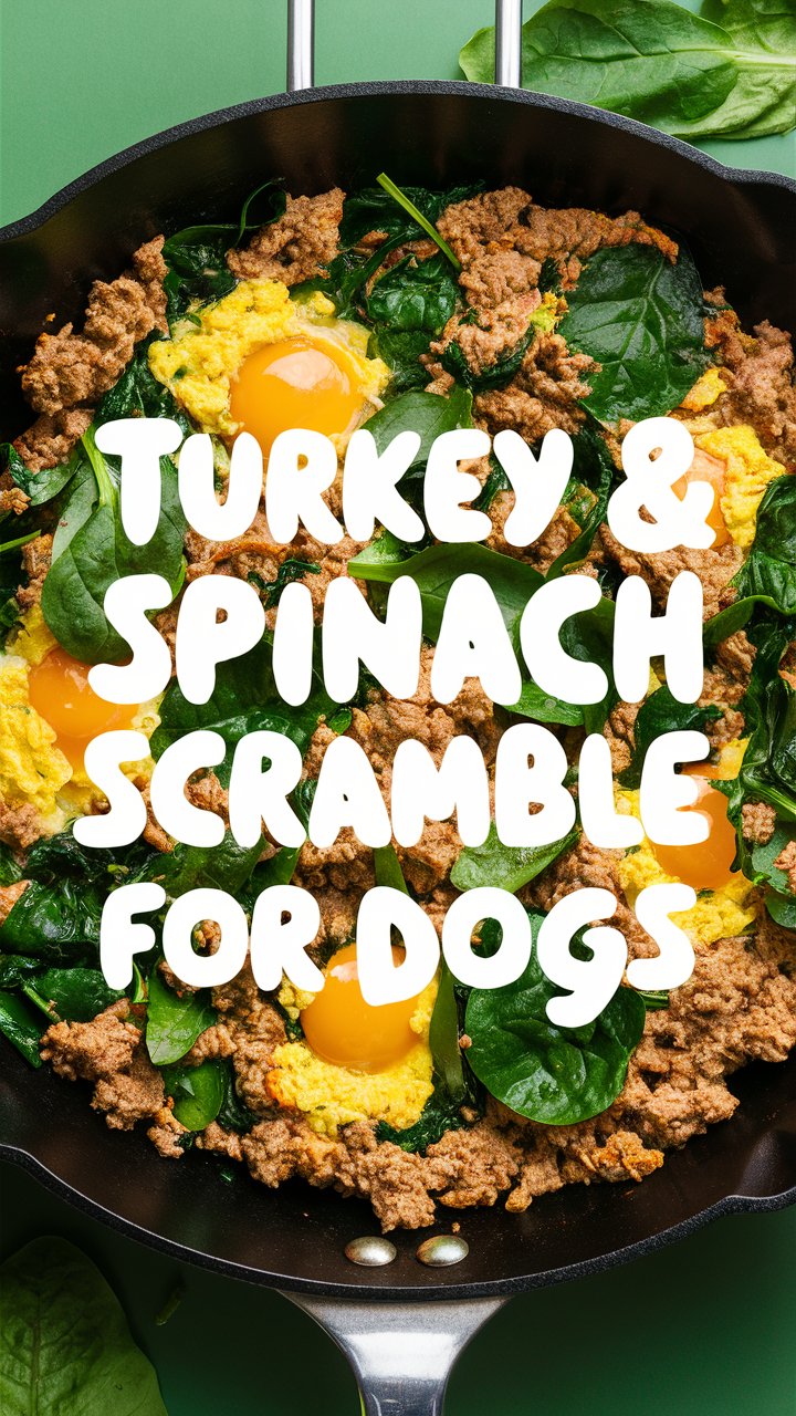 Turkey and Spinach Scramble