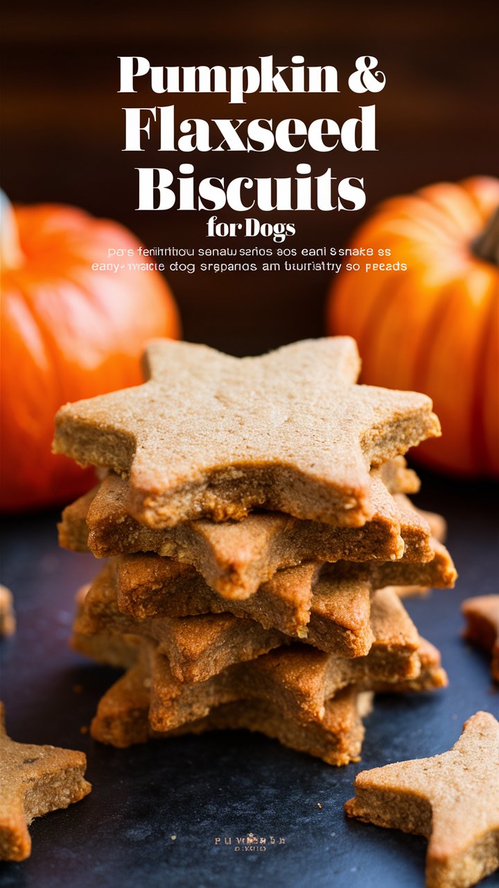 Pumpkin & Flaxseed Biscuits: The Ultimate Allergy-Friendly Dog Treat