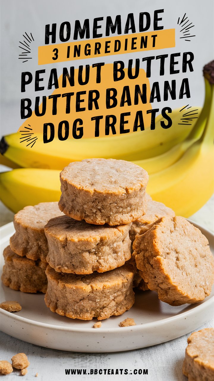 Peanut Butter and Banana Bites: The Healthy Homemade Dog Treat Your Pup (and You) Will Love