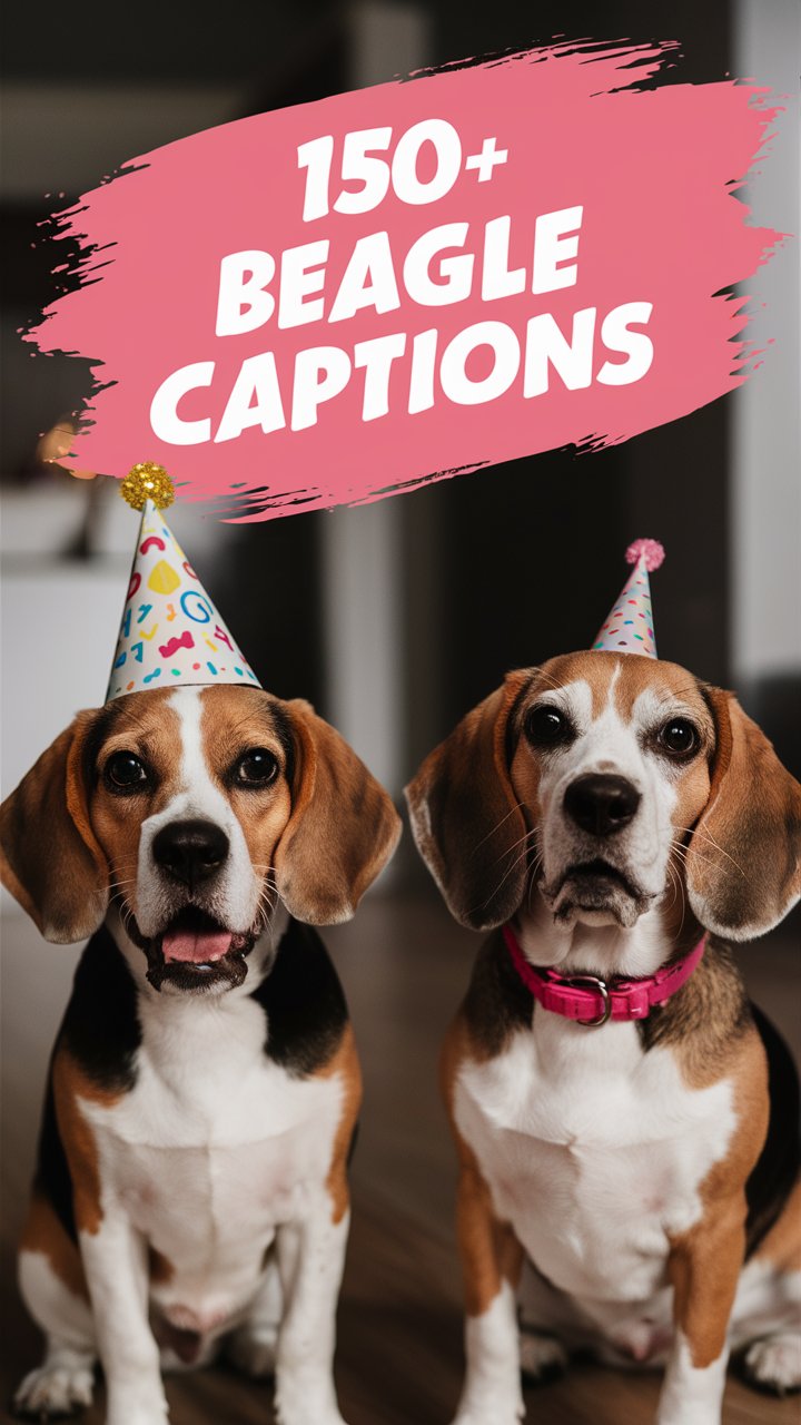 150+ Beagle Captions for Instagram: Funny, Cute & Irresistible Ideas