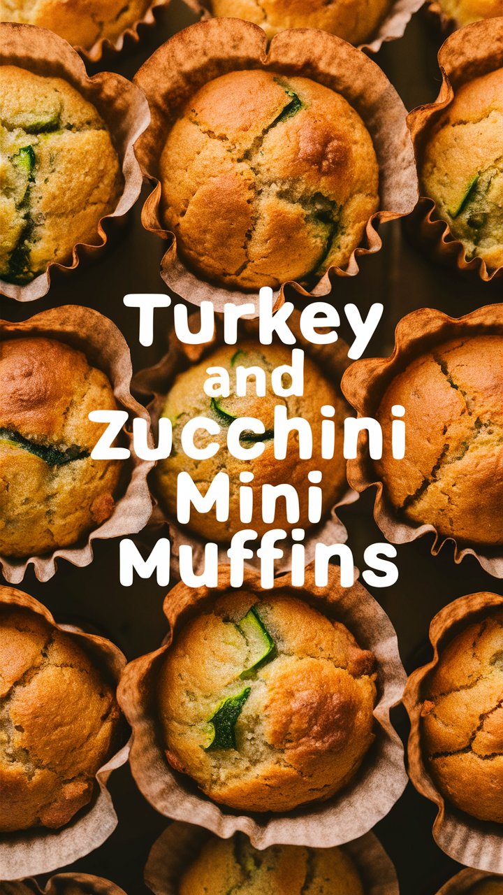 Turkey & Zucchini Mini Muffins for Dogs