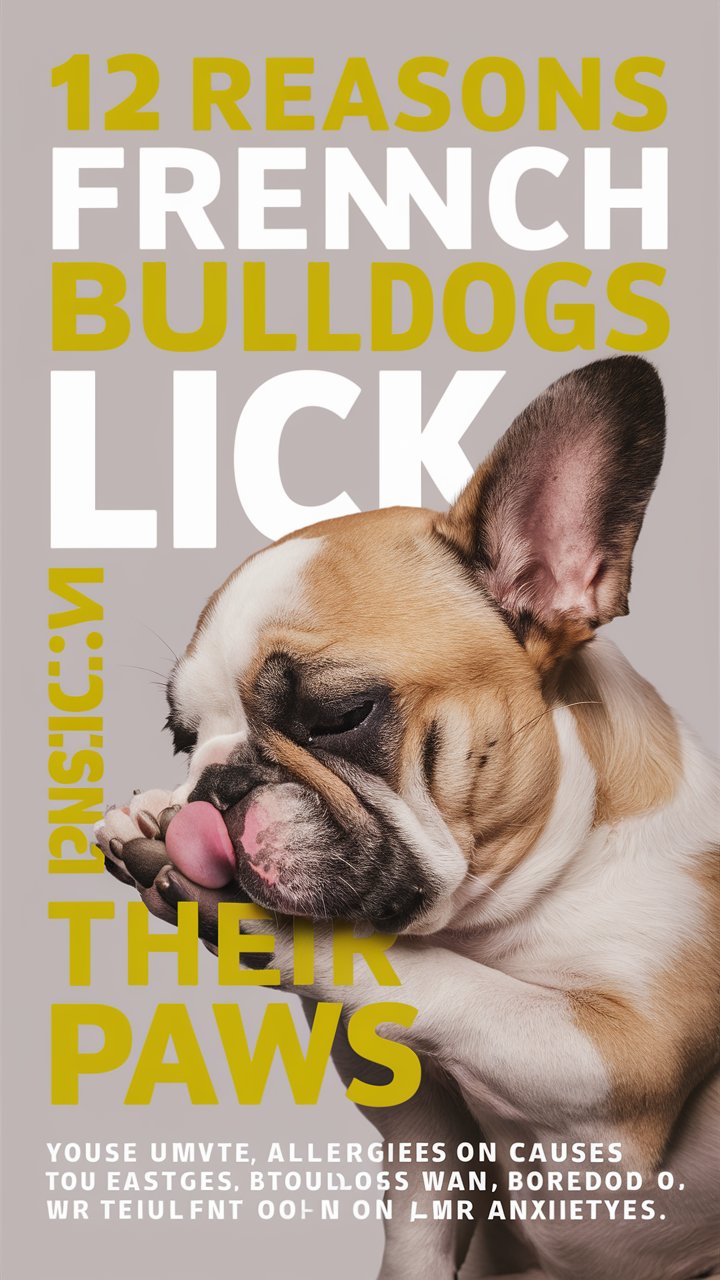 Top 12 Reasons Why French Bulldogs Lick & Chew Their Paws