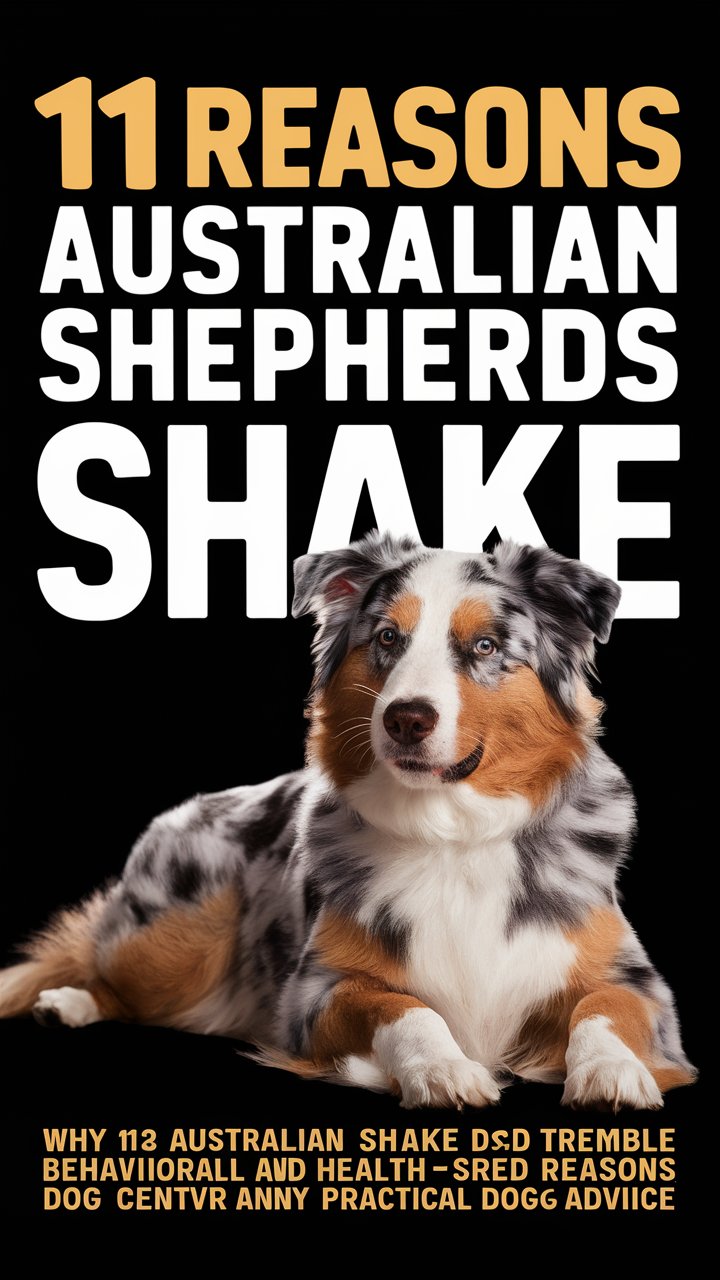 11 Reasons Australian Shepherds Shake, Shiver & Tremble